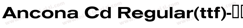 Ancona Cd Regular(ttf)字体转换